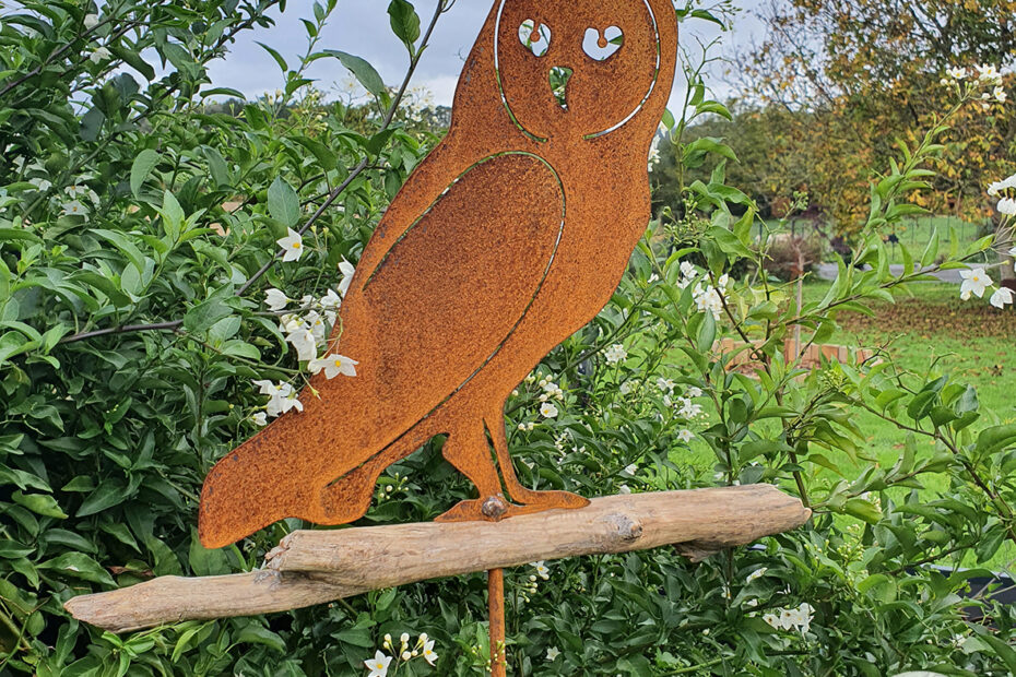 Hibou décoration de jardin-_DKozia