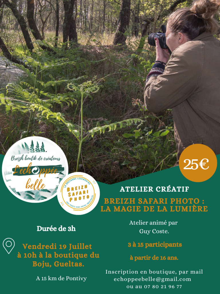 Atelier photo Juillet