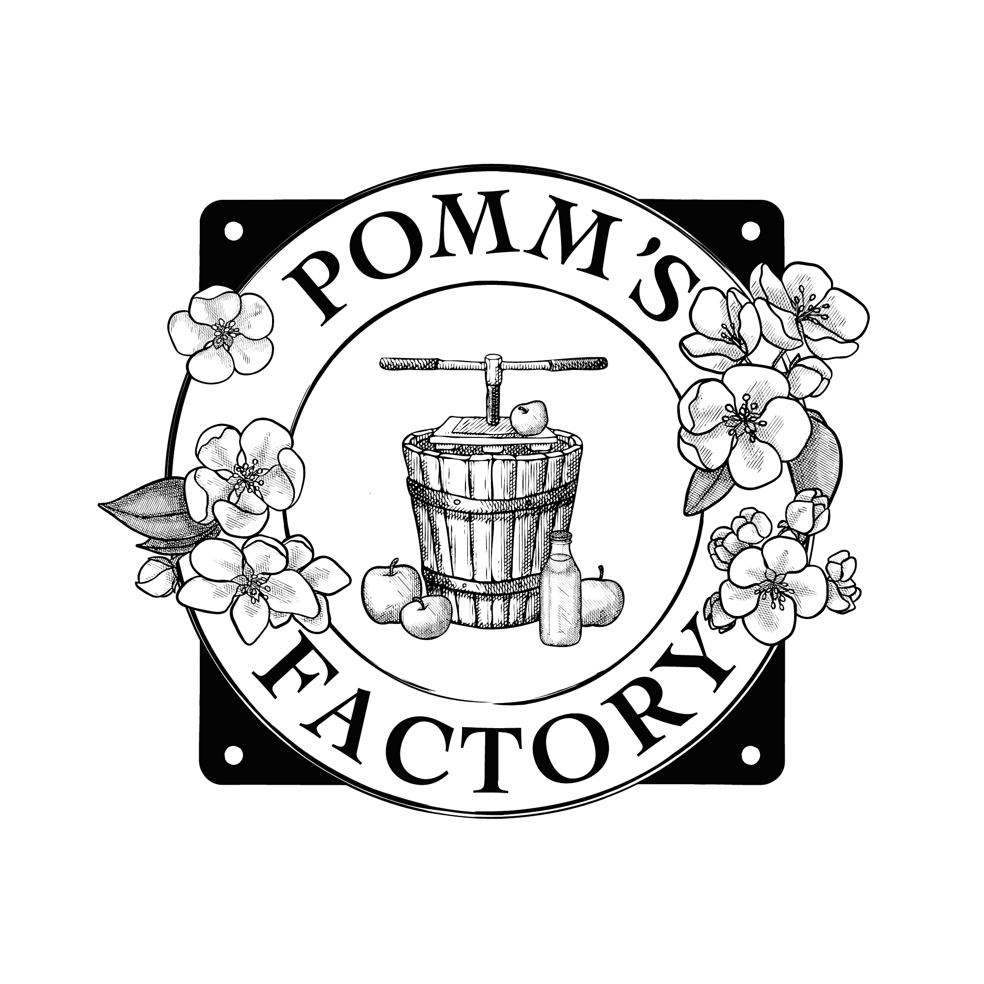 L'ÉchOppée Belle - Logo Pomm's Factory